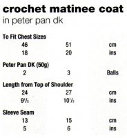 Knitting Pattern - Peter Pan P1022 - DK - Matinee Coat